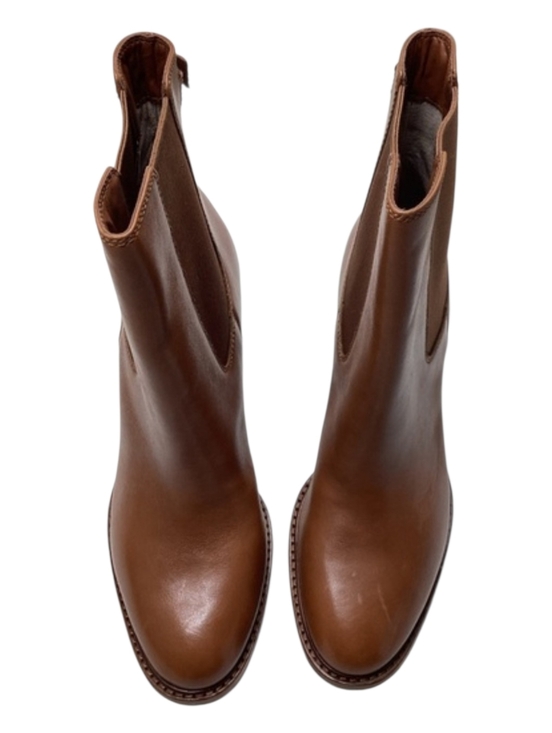 Shoes - Ralph Lauren Myla‎ Cognac Leather Bootie